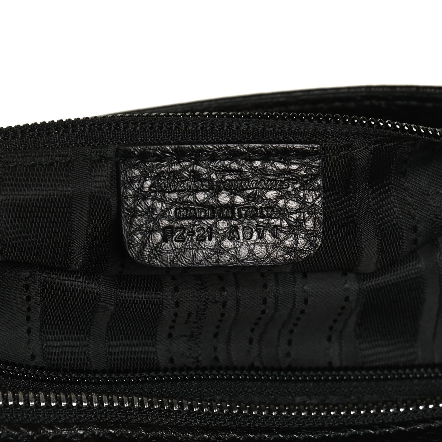 Calfskin Sofia Gancini Satchel Black