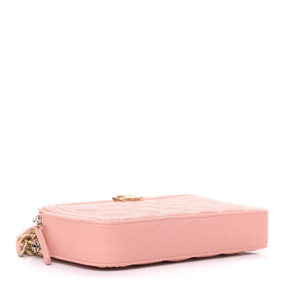 Chanel Caviar Quilted Small Boy Clutch With Chain Light Pink 3 of 11