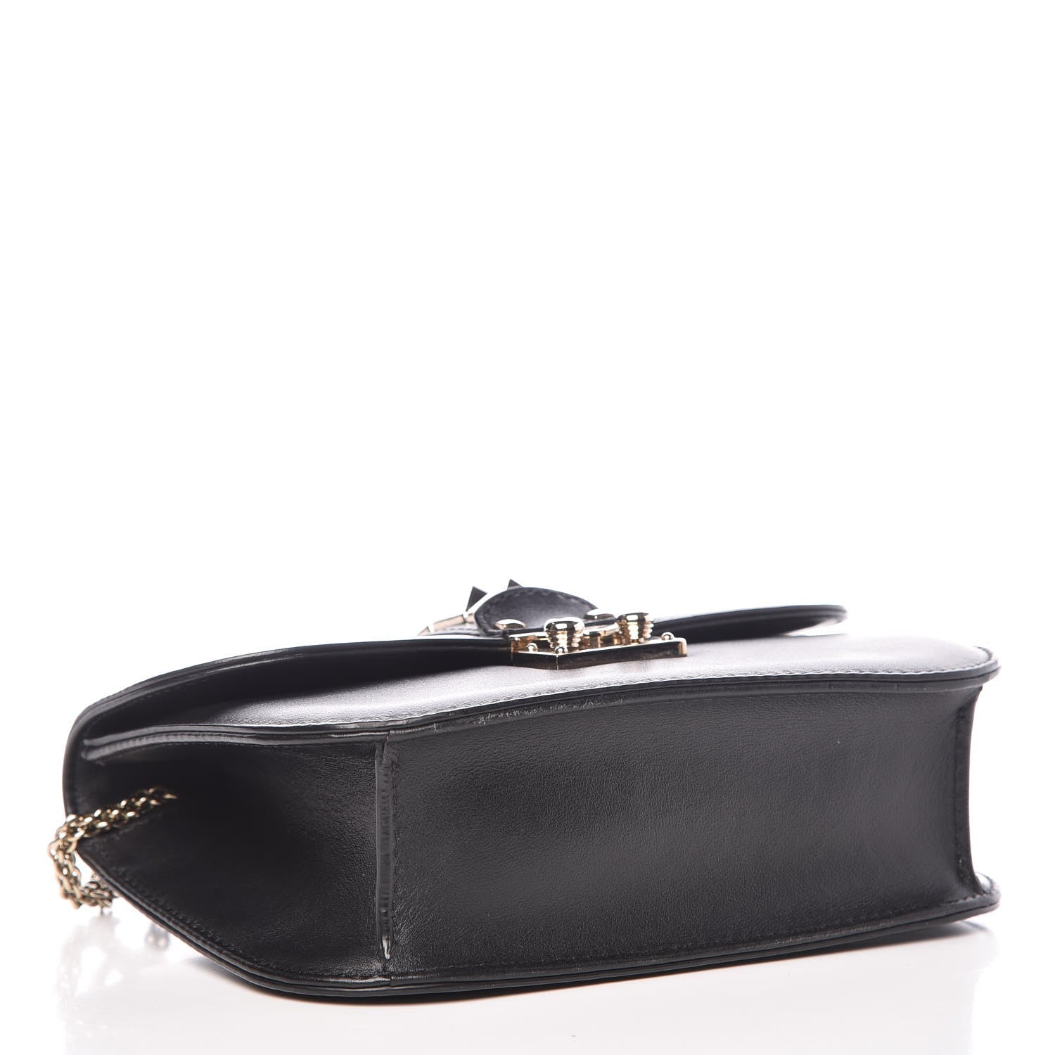 Valentino Garavani Vitello Small Glam Lock Rockstud Flap Black 4 of 8