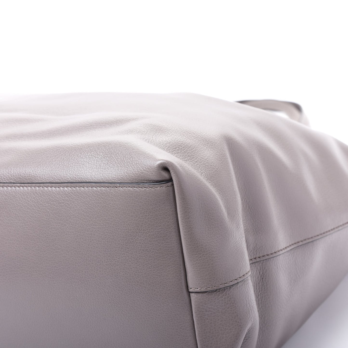 Glace Calf Shopping Tote Argilla