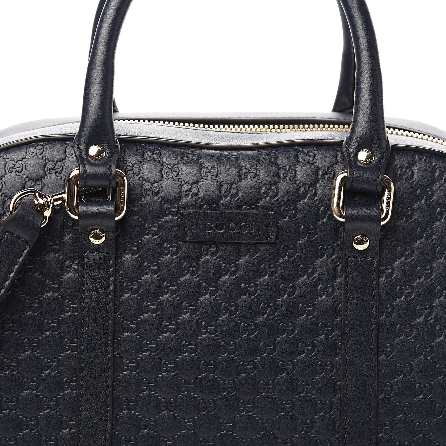 Microguccissima Medium Crossbody Bag Blue
