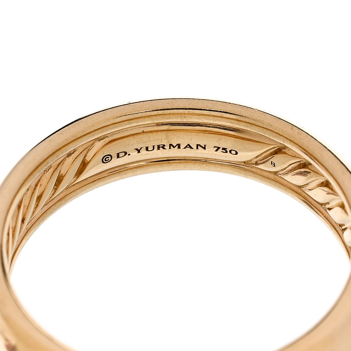 18K Yellow Gold 6mm Classic Band Ring 62 10