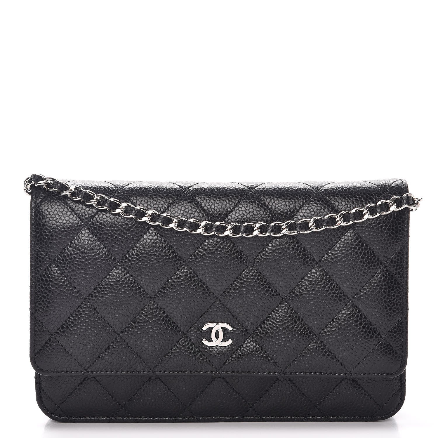 Chanel Caviar Quilted Wallet On Chain WOC Black 1 of 10