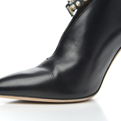 Jimmy Choo Calfskin Lark 65 Ankle Strap Pumps 37.5 Black 16 of 16