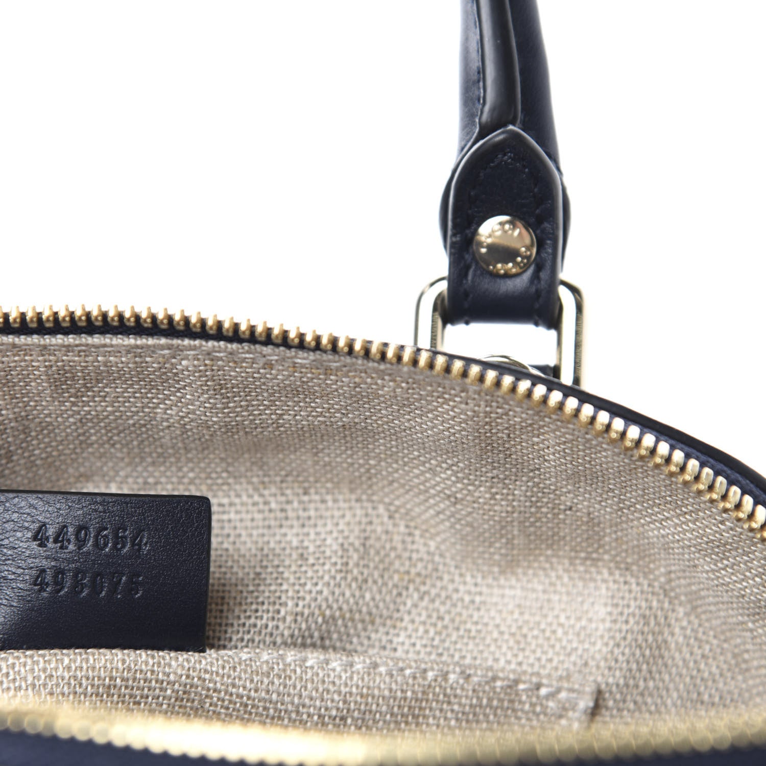 Gucci Soft Microguccissima Mini Dome Bag Blue 9 of 10
