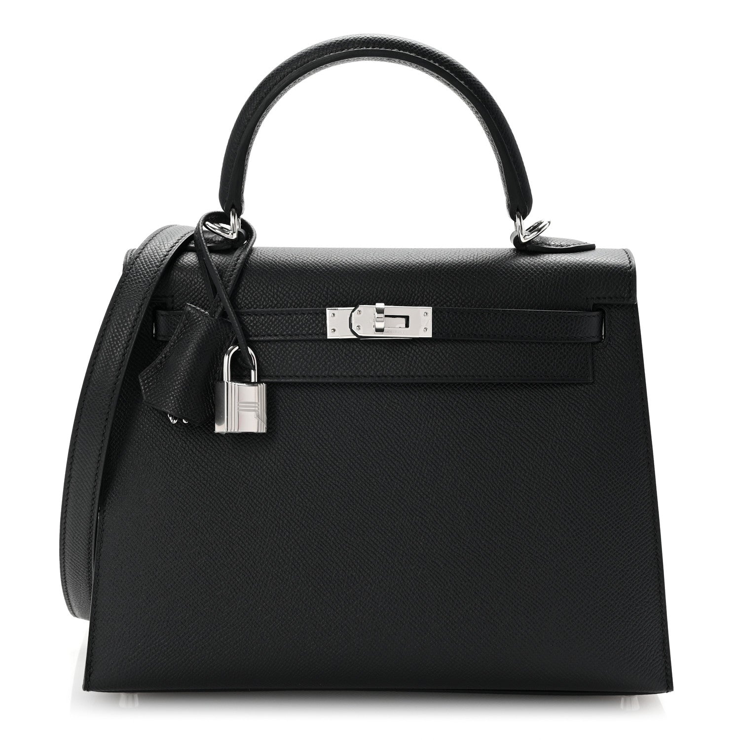 Hermes Epsom Kelly Sellier 25 Black 1 of 11
