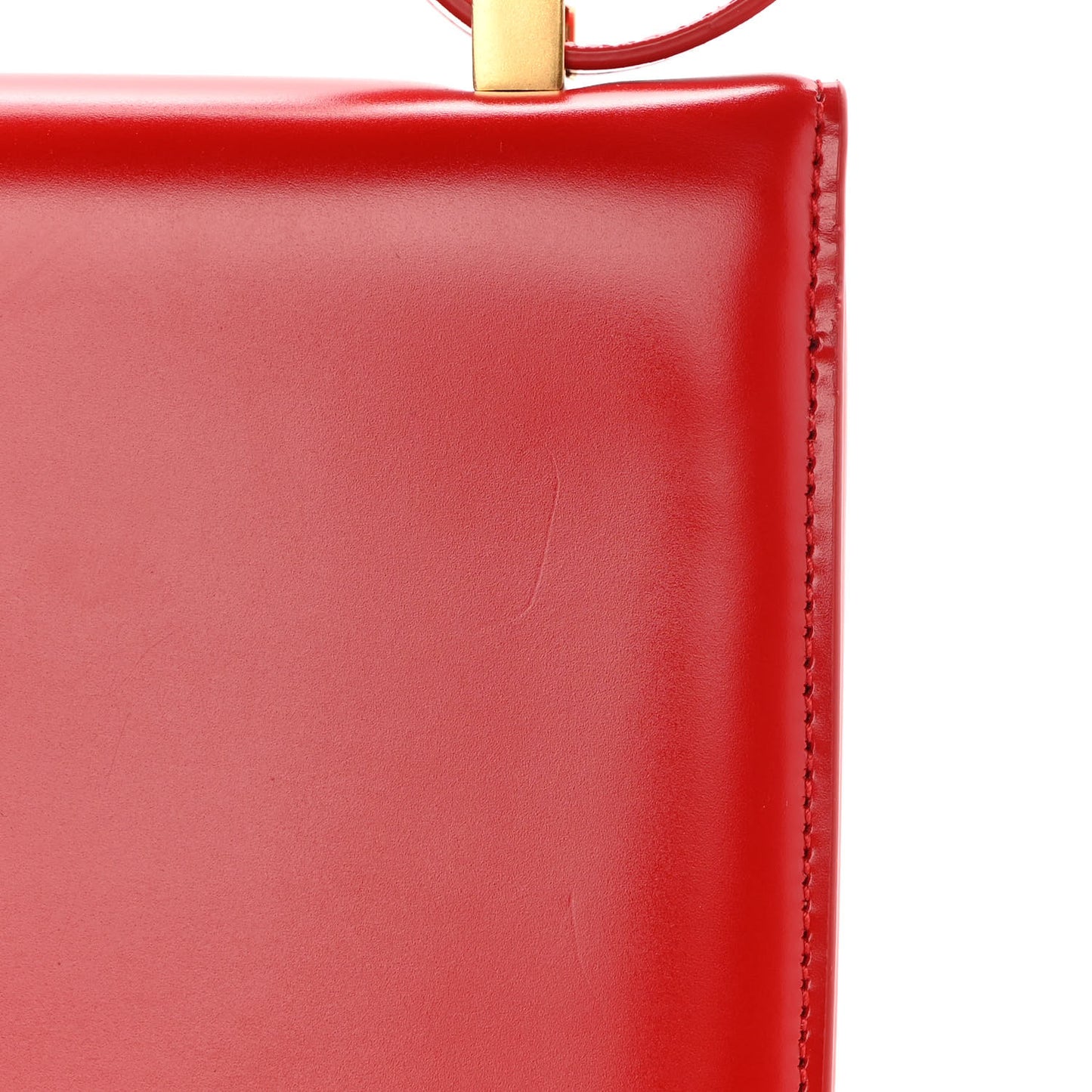 Spazzolato Calfskin Classic BV Classic Bag Bright Red