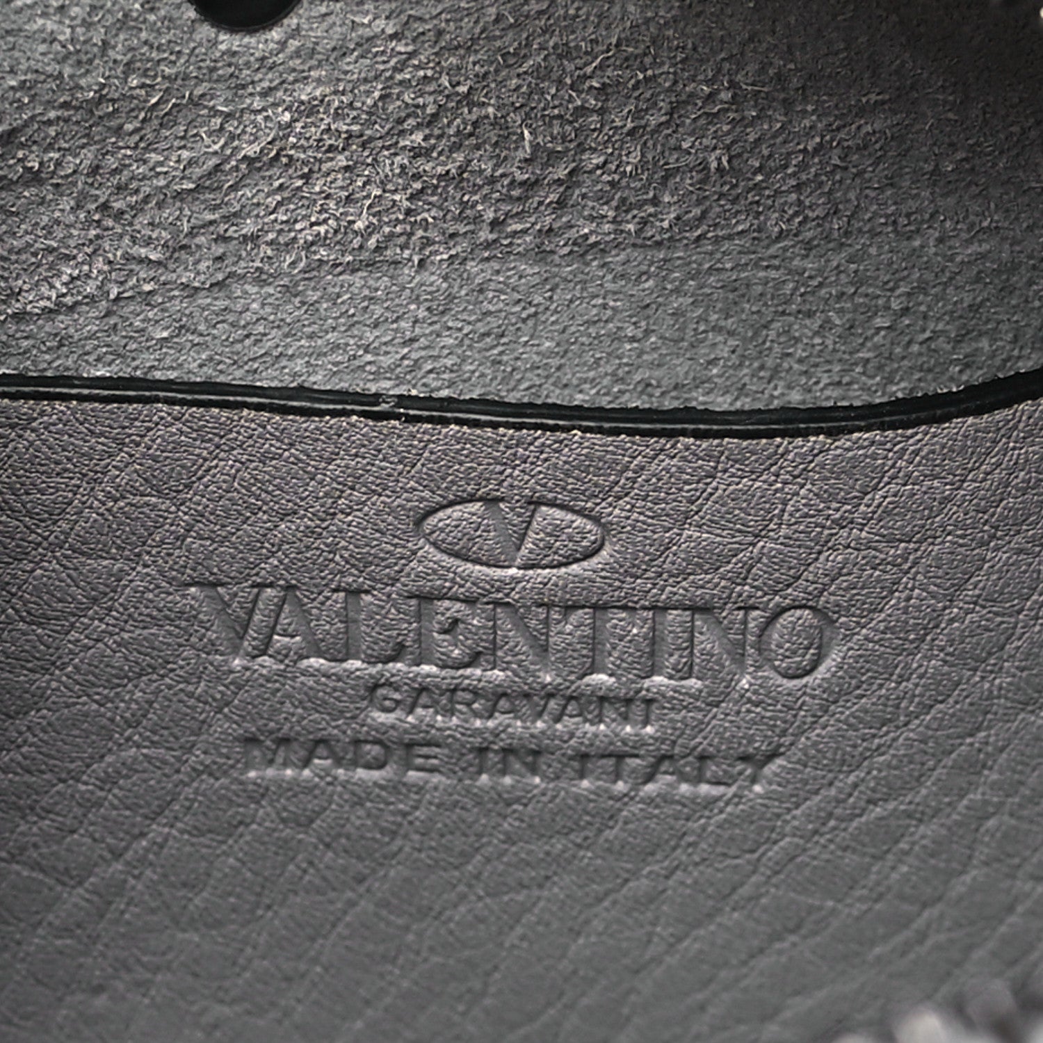 Valentino Garavani Grained Calfskin Small Rockstud Flap Pocket Camera Crossbody Bag Pastel Grey 6 of 10