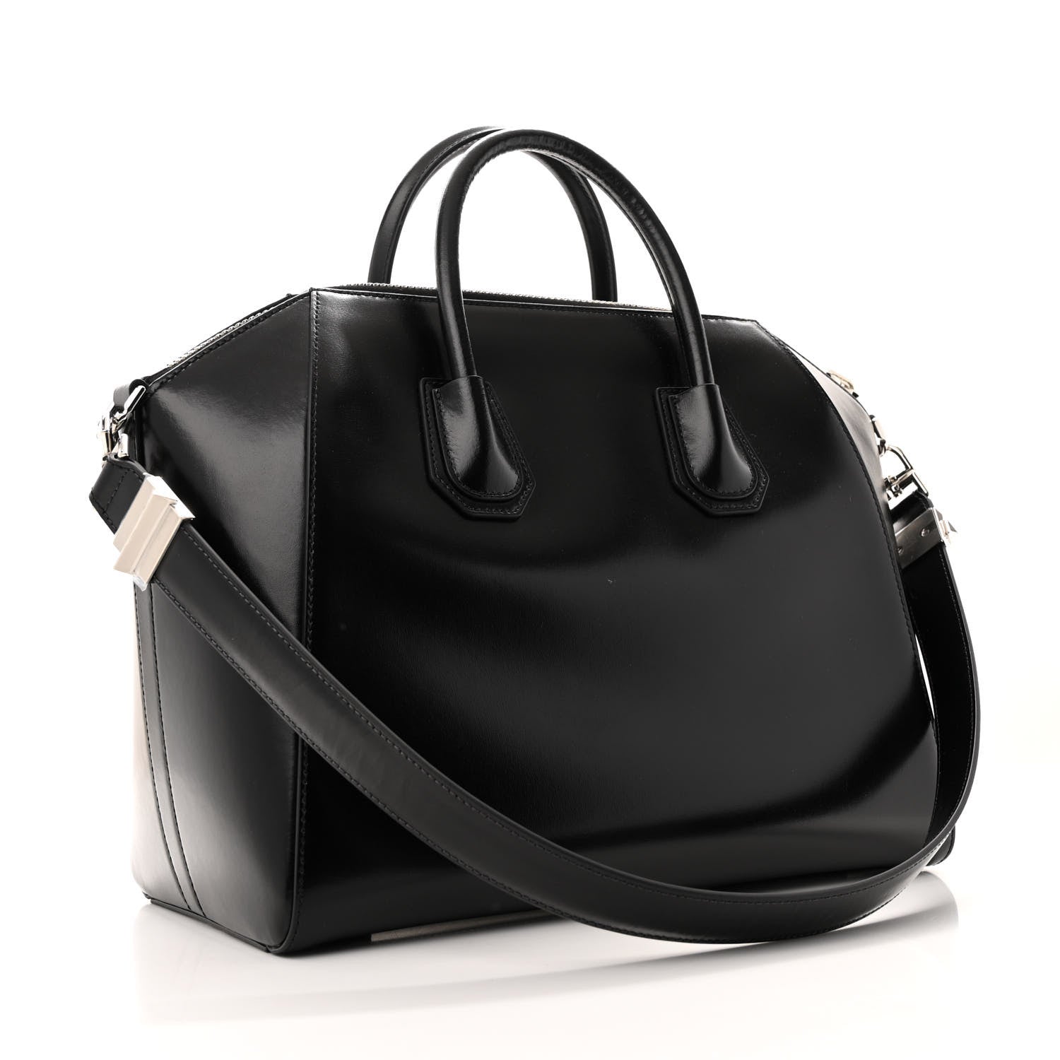 Givenchy Shiny Lord Calfskin Medium Antigona Black 3 of 11