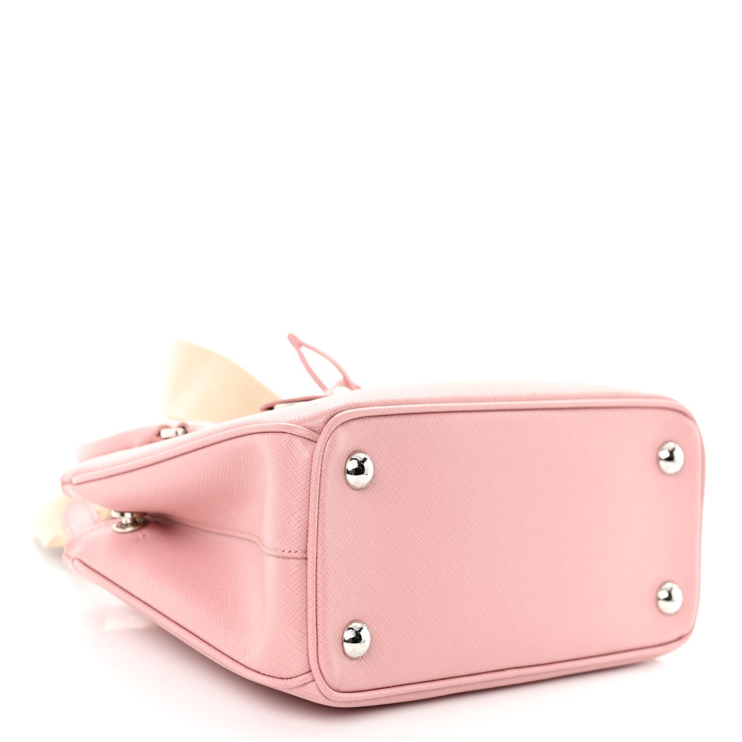 Prada Saffiano Lux Micro Galleria Shoulder Bag Petalo 4 of 10