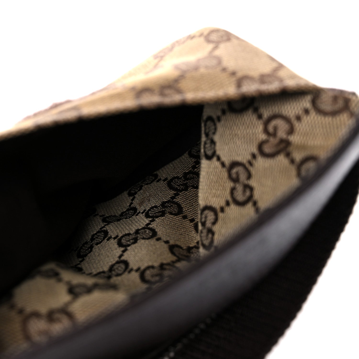 Gucci GG Plus Monogram Double Pocket Belt Bag Dark Brown 6 of 21