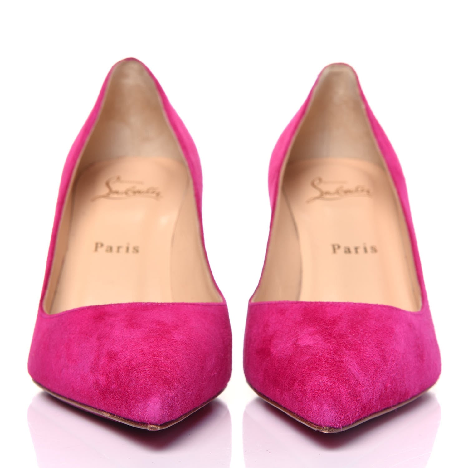 Christian Louboutin Veau Velours Clare 80 Pumps 36.5 Bomba 2 of 9