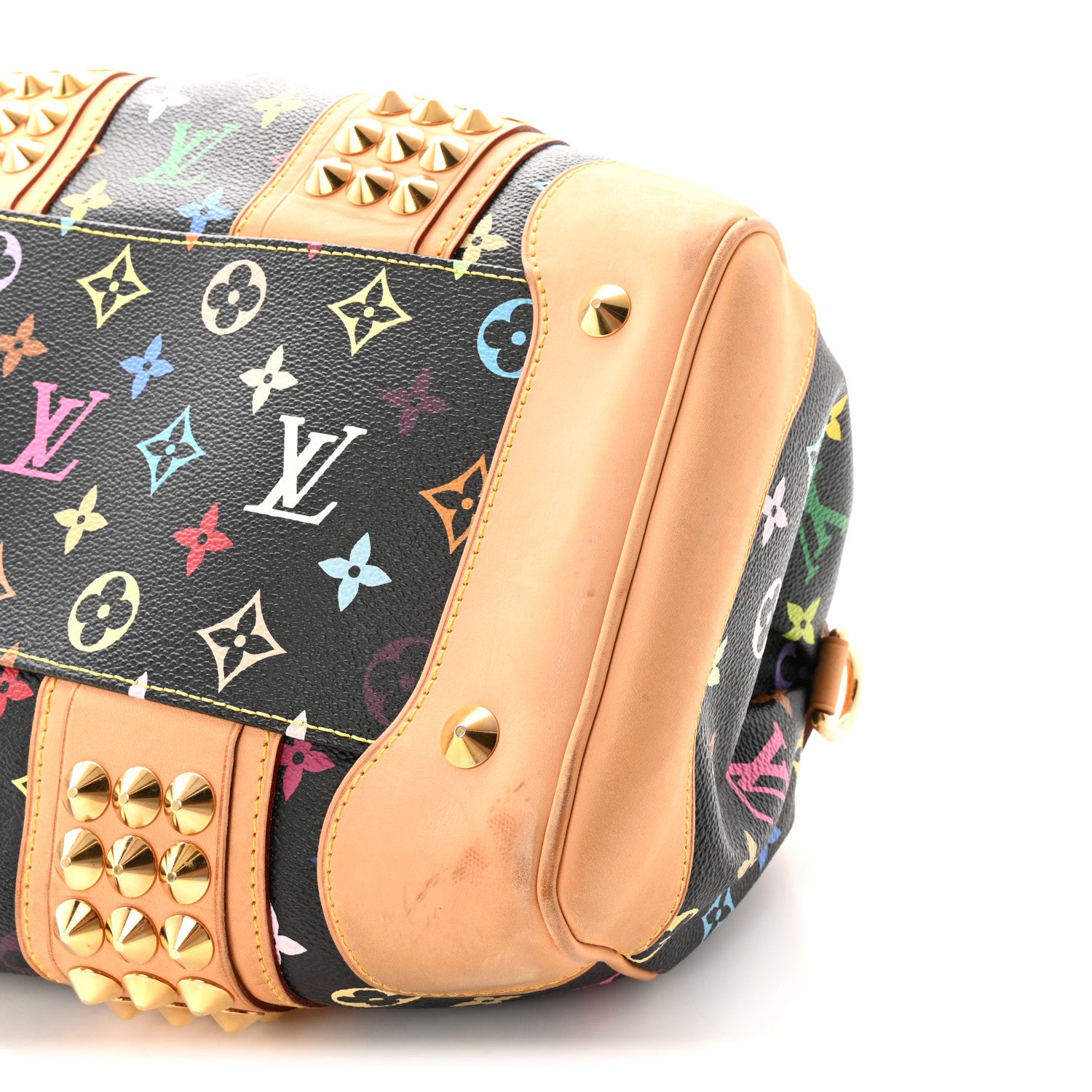 Louis Vuitton Monogram Multicolor Courtney MM Black 9 of 9