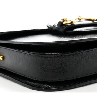 Gucci Azalea Calfskin Horsebit 1955 Shoulder Bag Black 9 of 12