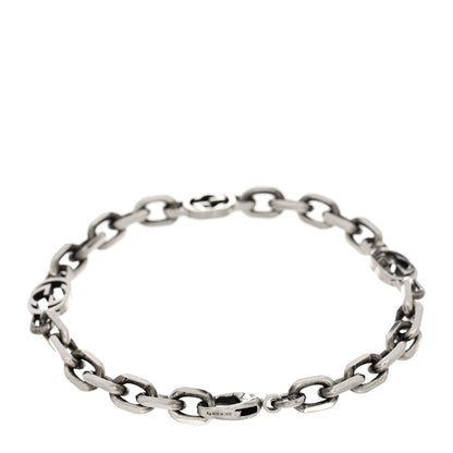 Gucci Sterling Silver Narrow Interlocking G Link Bracelet 2 of 3