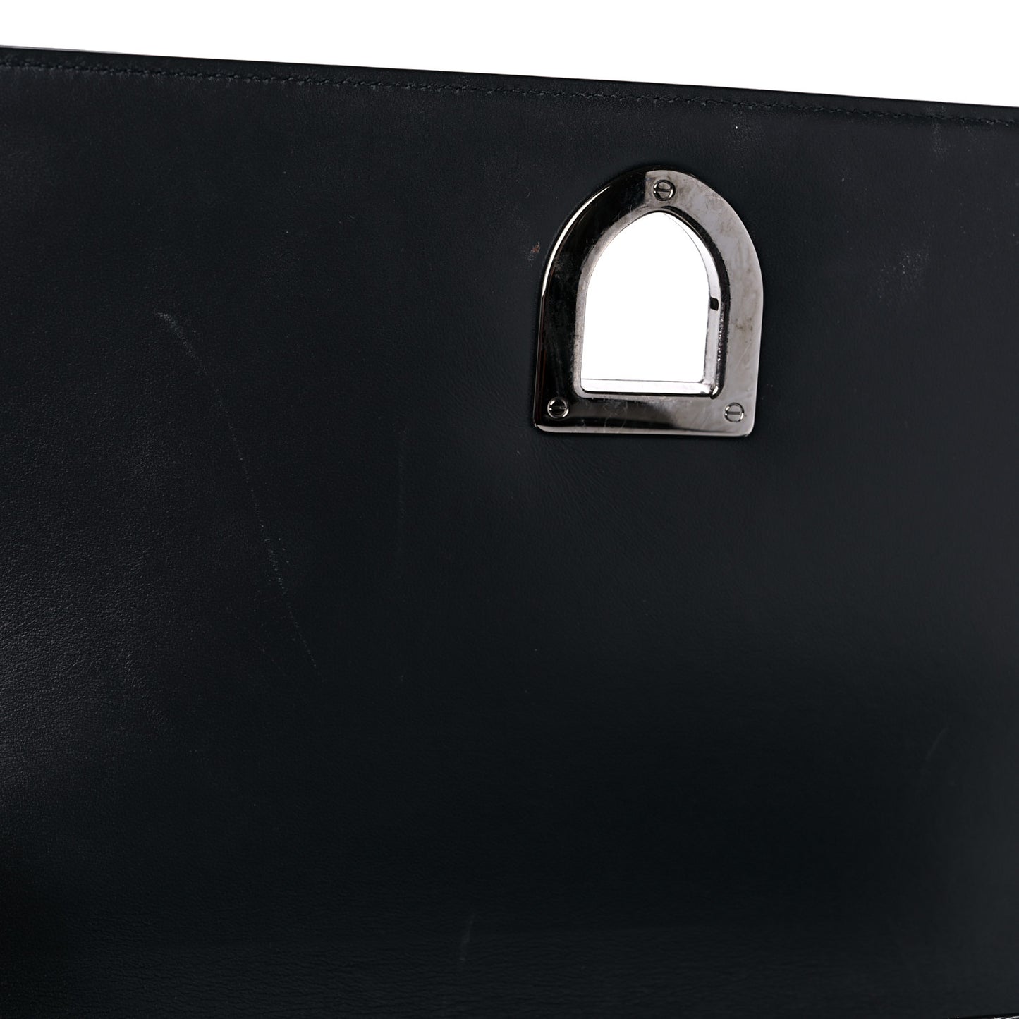 Metallic Patent Micro-Cannage Medium Diorama Flap Bag Onyx Black
