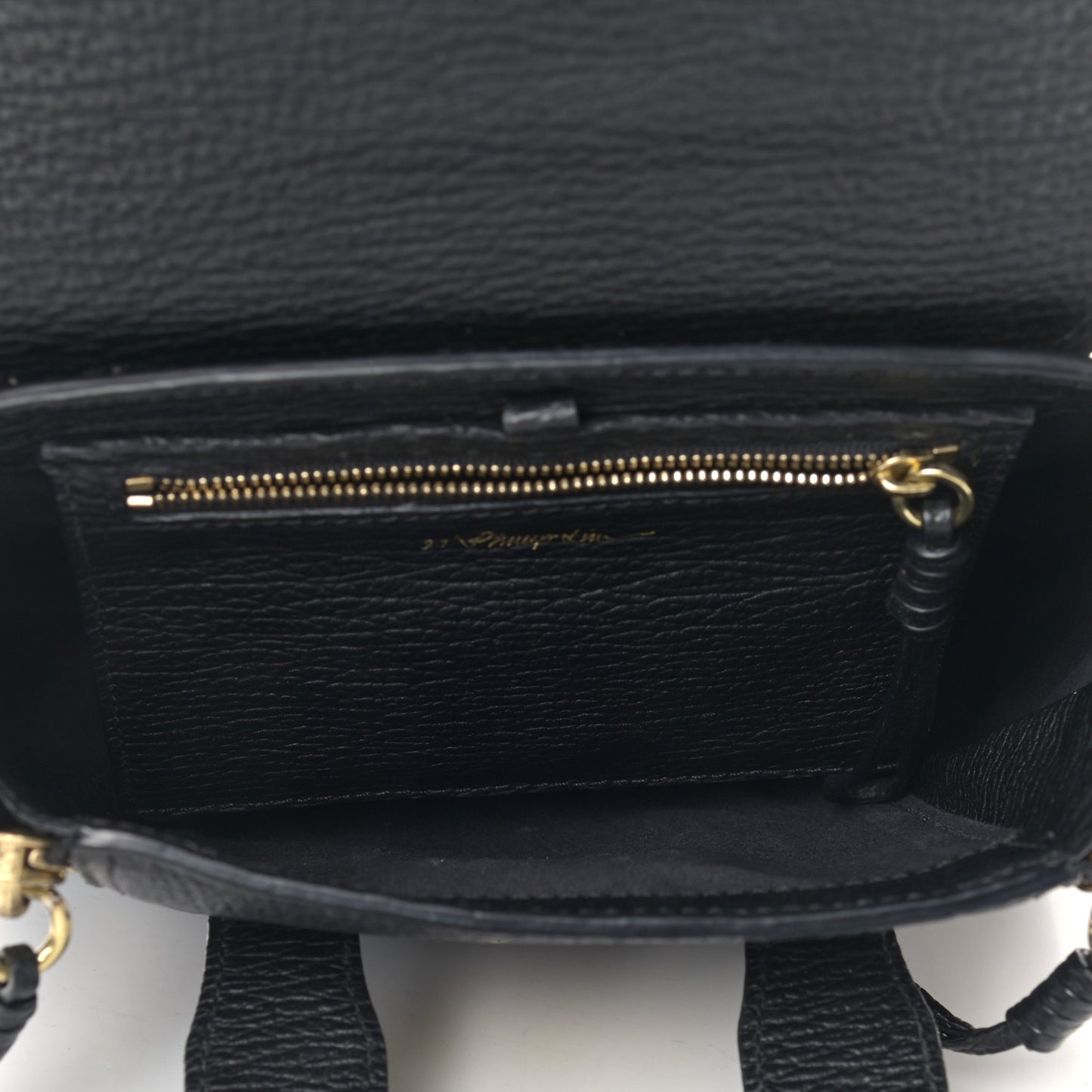 Textured Calfskin Mini Pashli Satchel Black