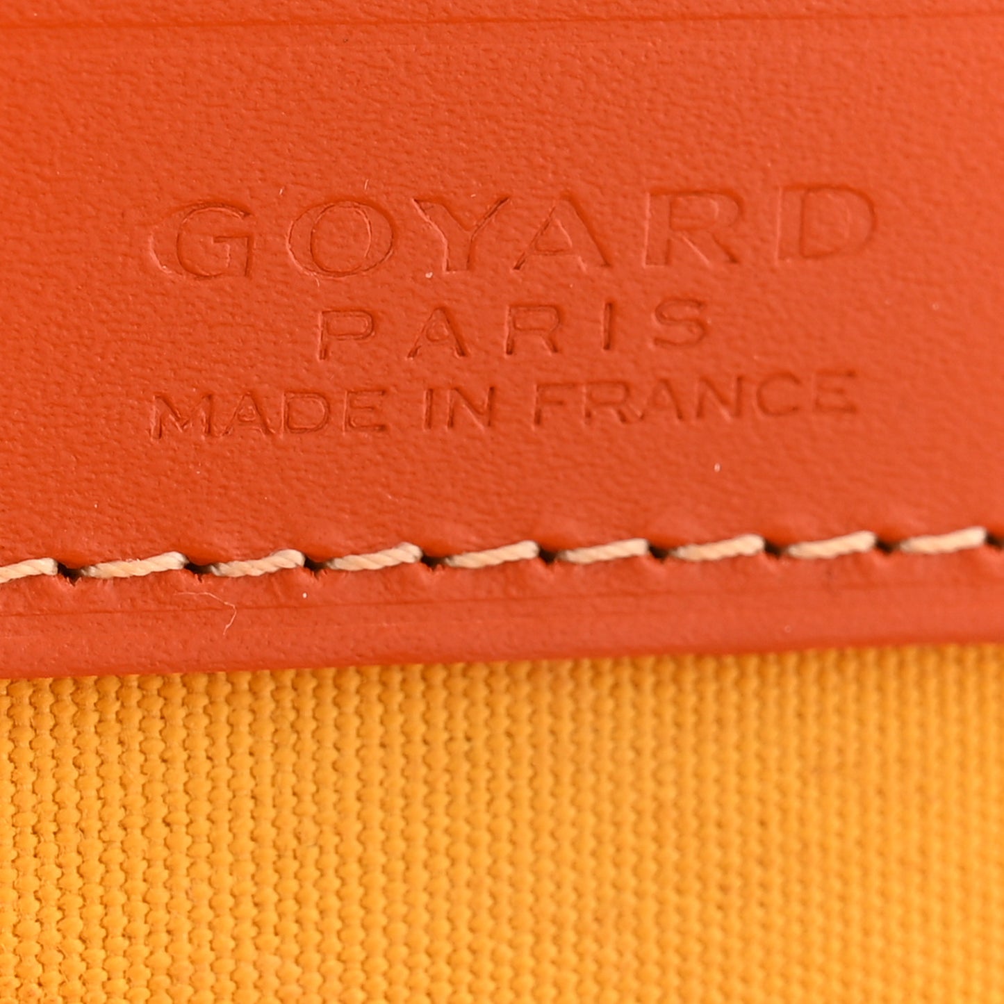 Goyardine Muse Vanity Case Orange