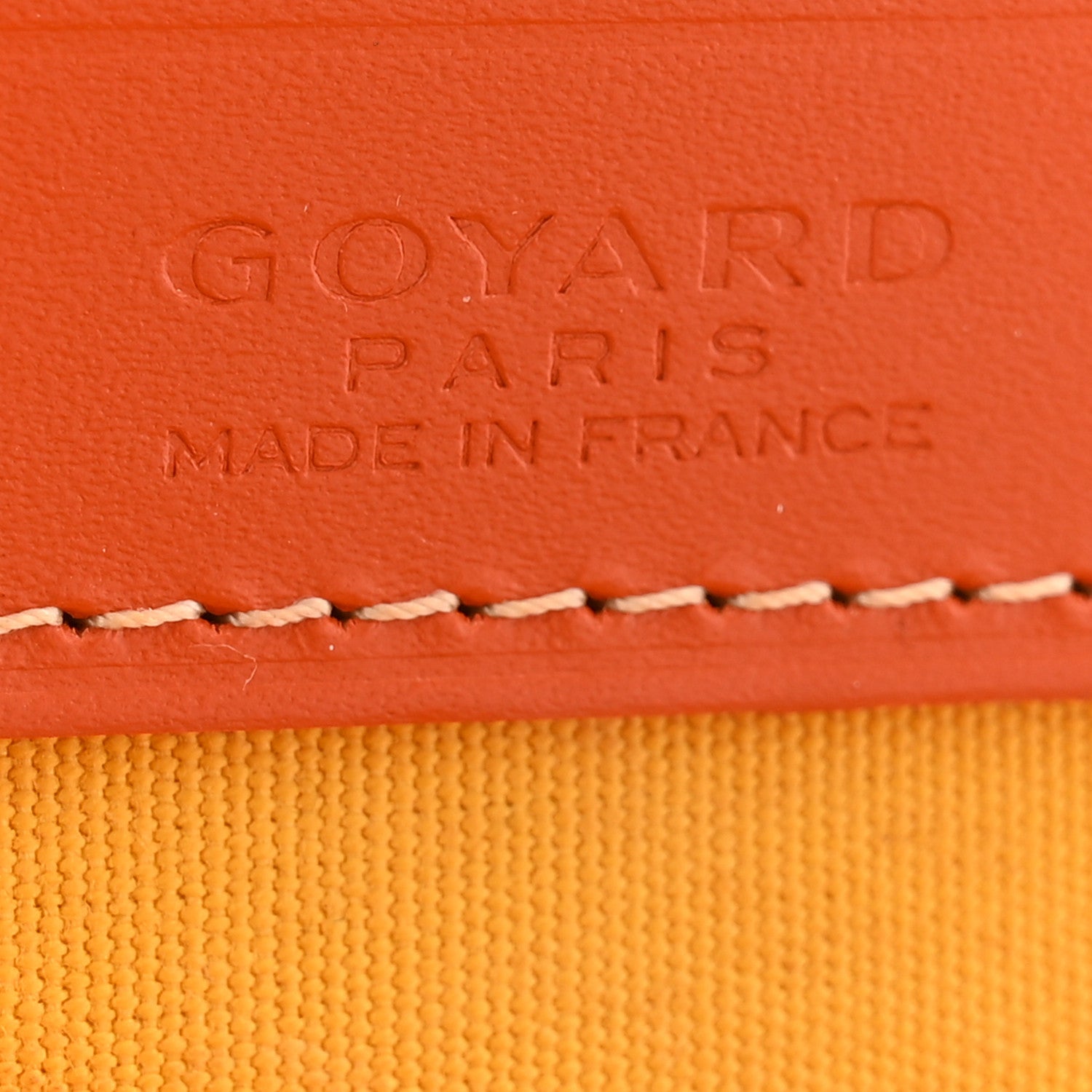Goyard Goyardine Muse Vanity Case Orange 7 of 8