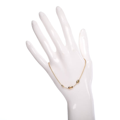 David Yurman 18K Yellow Gold Citrine Yellow Beryl Pink Tourmaline Novella Chain Bracelet 2 of 5