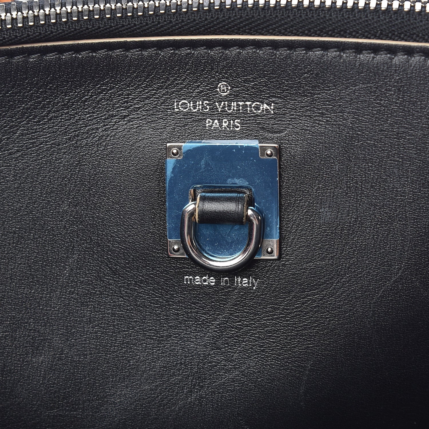 Louis Vuitton Calfskin World Tour City Steamer MM Black 6 of 27