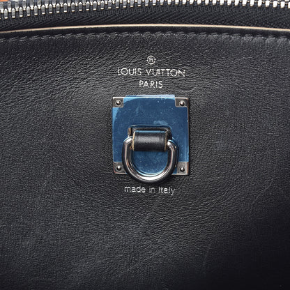 Louis Vuitton Calfskin World Tour City Steamer MM Black 6 of 27