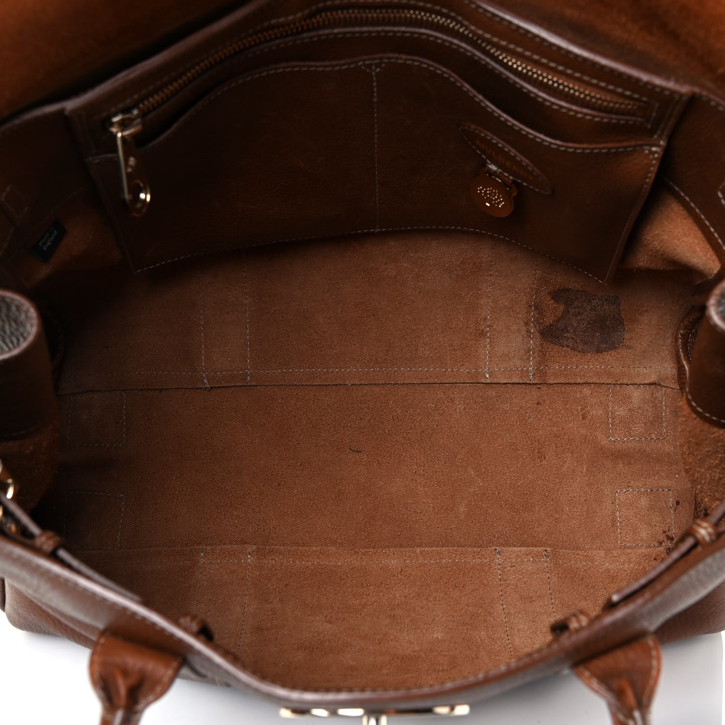 Natural Leather Bayswater Oak