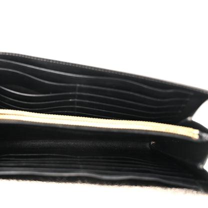 Saint Laurent Grained Metallic Calfskin Monogram Chain Wallet Bronze 4 of 8