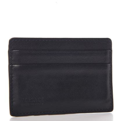 Versace Patent Calfskin Palazzo Card Holder Black 3 of 7