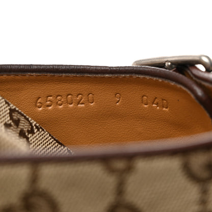 Gucci GG Monogram Lavaredo Eco Fabric Mens Slide Sandals With Straps 9 Beige Ebony Light Brown 8 of 9