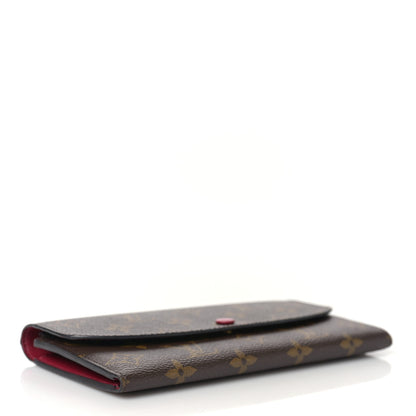 Louis Vuitton Monogram Emilie Wallet Fuchsia 4 of 8