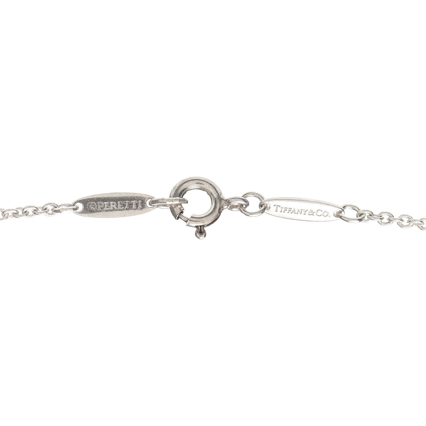 Sterling Silver Return to Tiffany Heart Key Pendant Necklace
