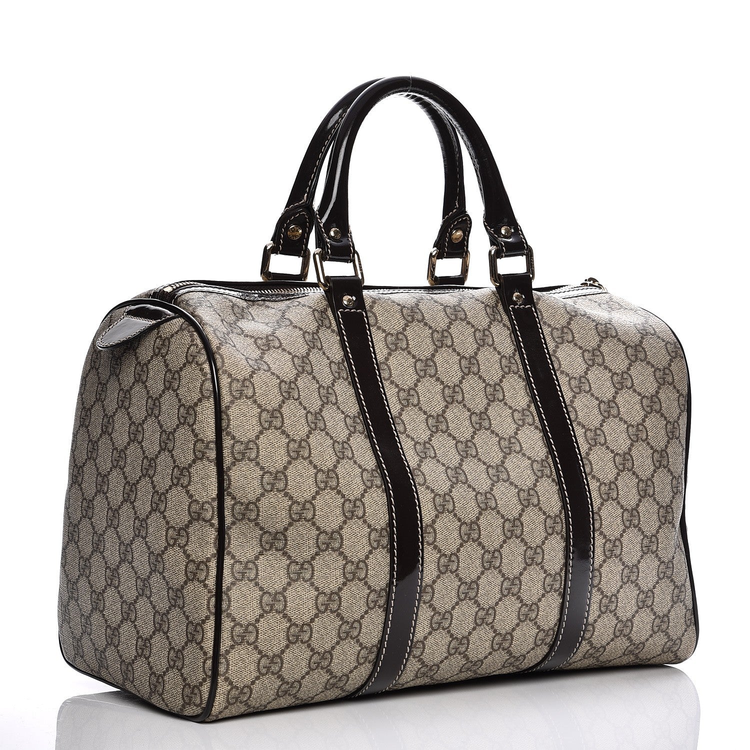 Gucci GG Plus Monogram Medium Joy Boston Dark Brown 3 of 8