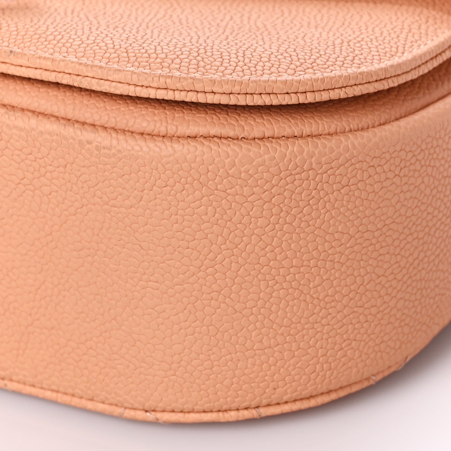 Chanel Grained Calfskin Quilted Small Cuba Top Handle Flap Coral 9 of 10