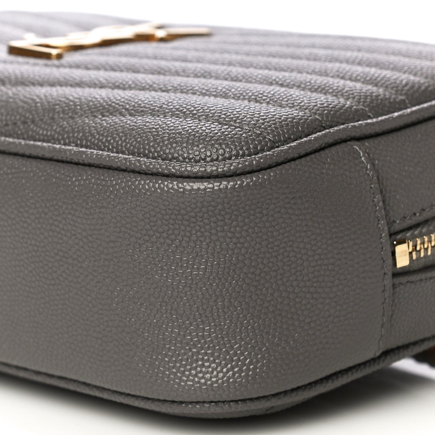 Grain De Poudre Matelasse Monogram Mini Lou Camera Bag Fog