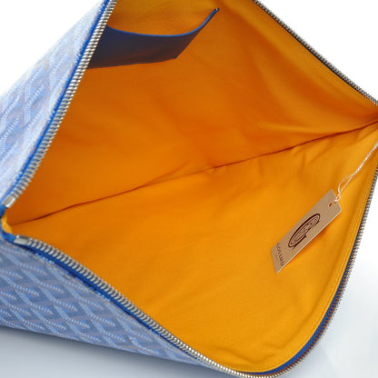 Goyard Goyardine Senat Pochette GM Sky Blue 5 of 8