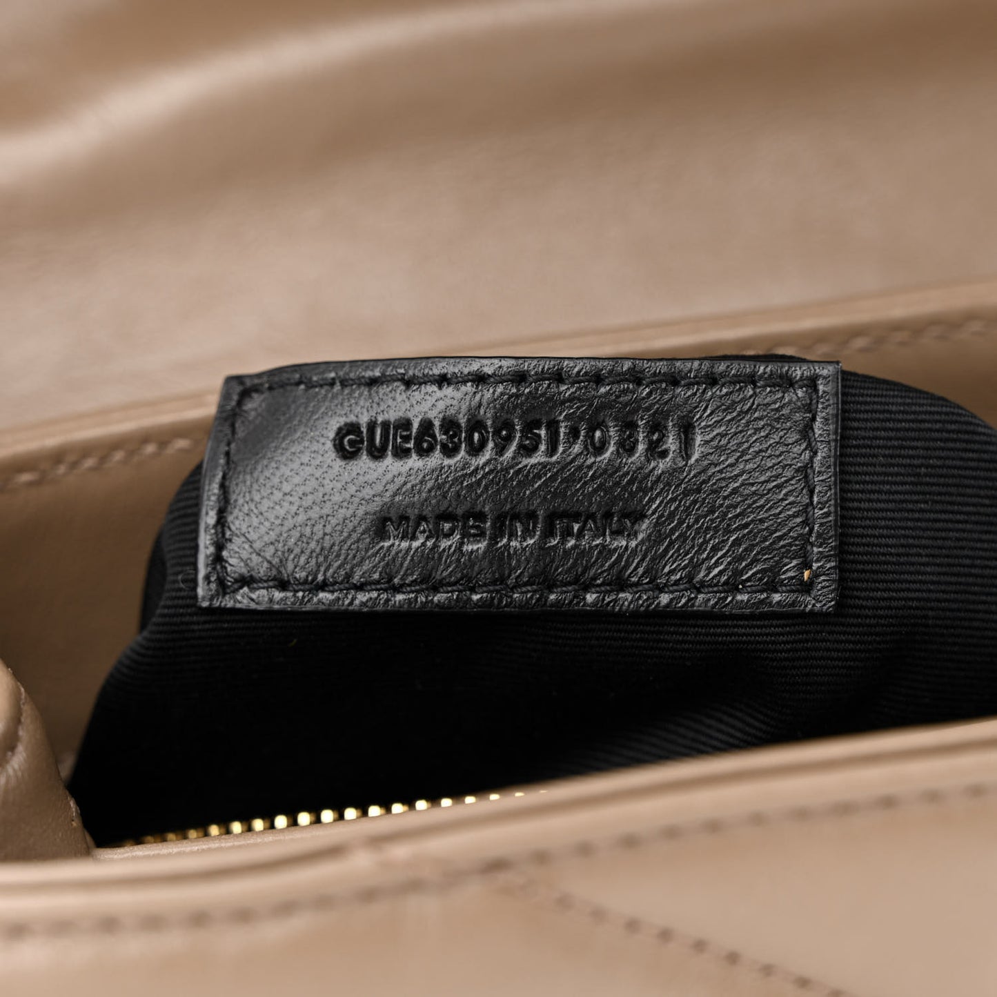 Calfskin Y Quilted Monogram Toy Loulou Crossbody Bag Taupe