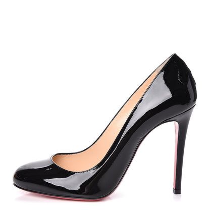 Christian Louboutin Patent Fifille 100 Pumps 39.5 Black 1 of 8