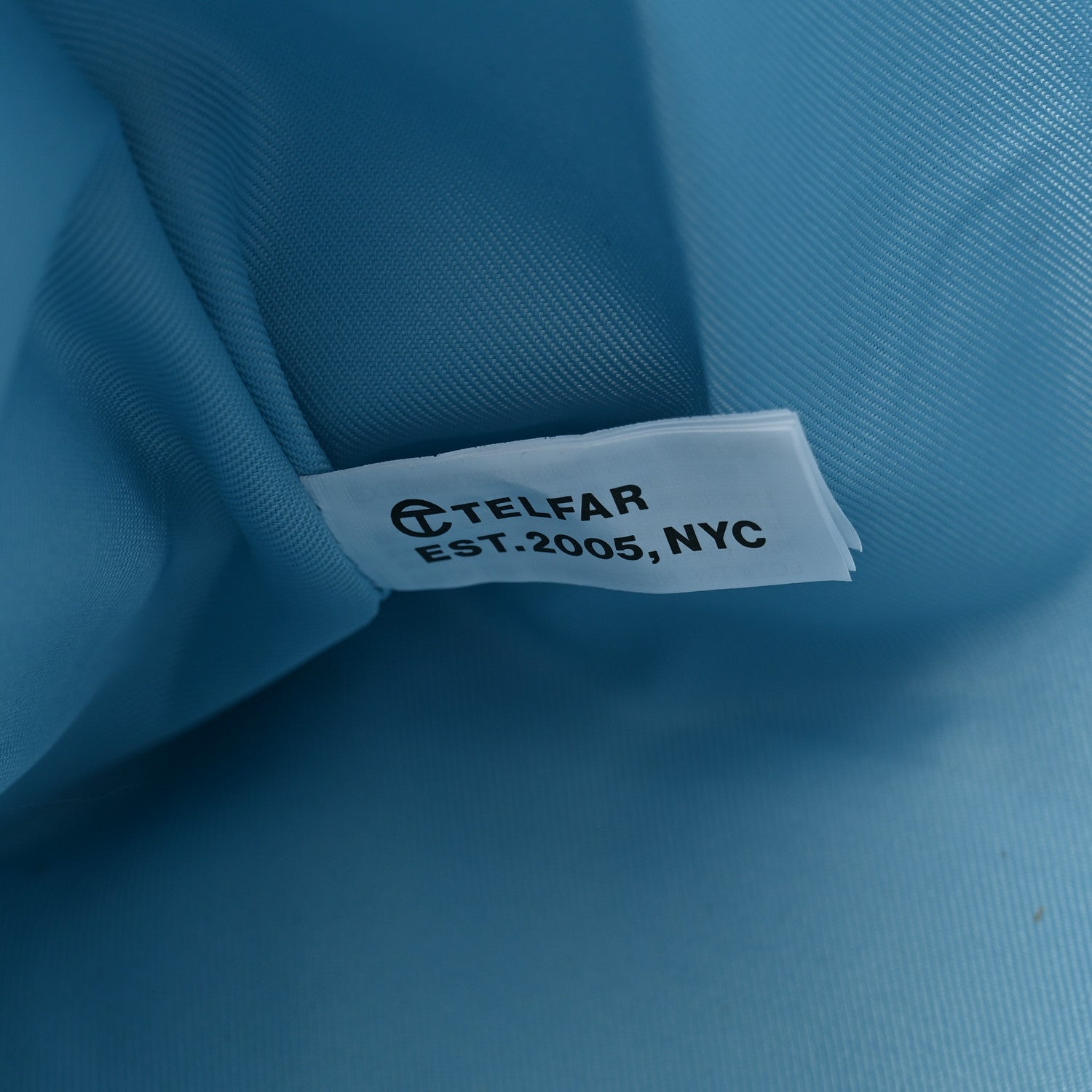 Telfar Vegan Leather Medium Shopping Bag Pool Blue 7 of 14