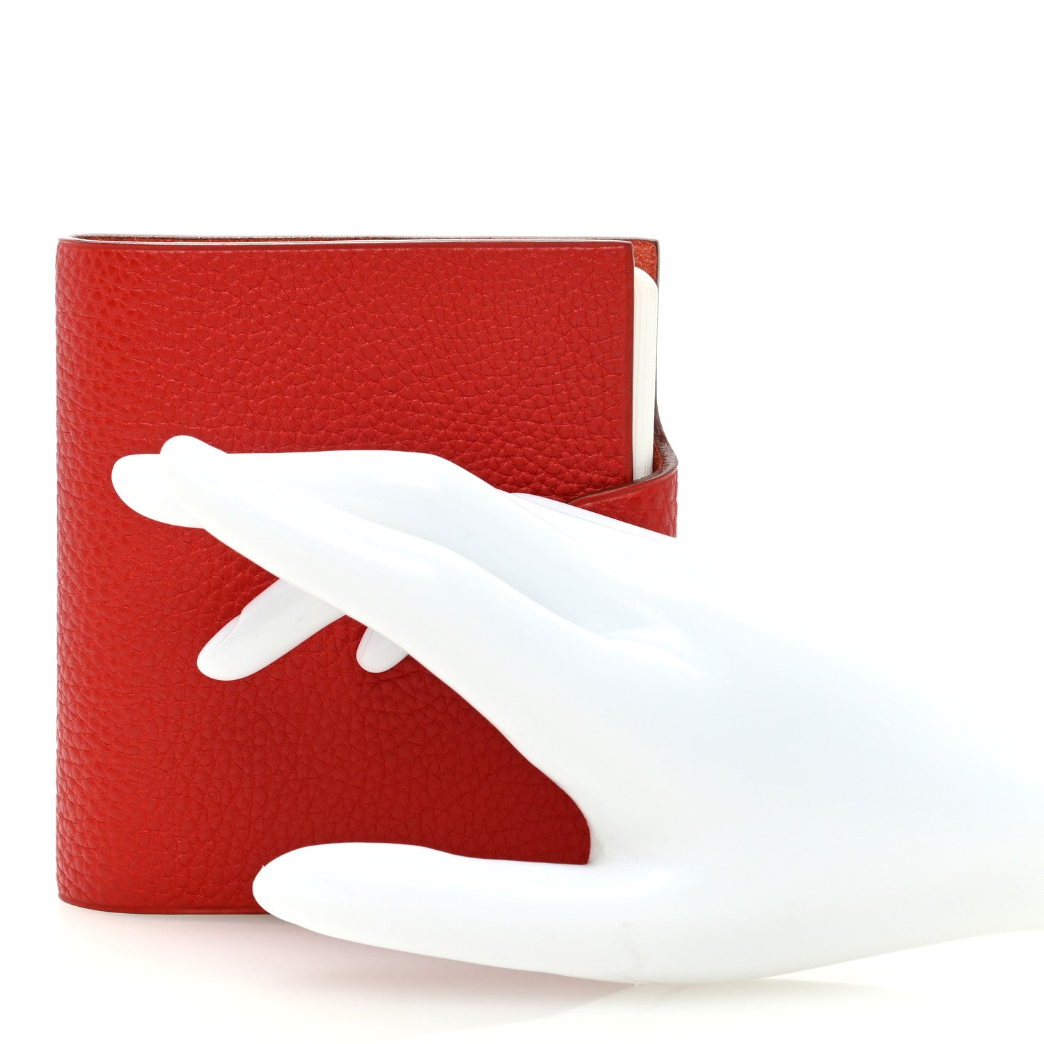Hermes Togo Ulysse Mini Notebook Rouge Garance 2 of 7
