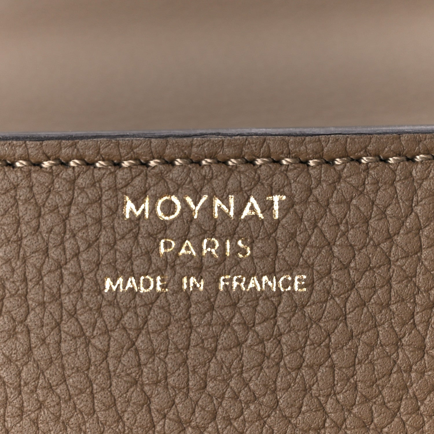 Moynat Taurillon Blush Calfskin Gabby PM Taupe 6 of 11