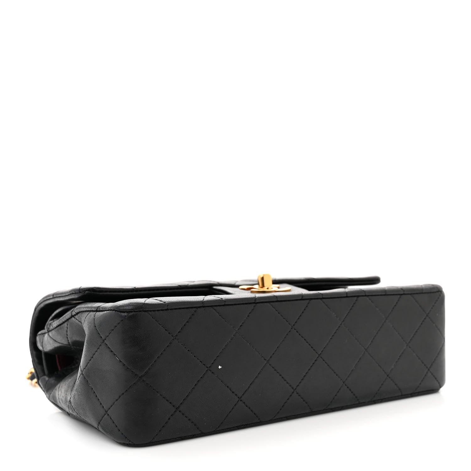 Chanel Lambskin Quilted Small Double Flap Black 4 of 14