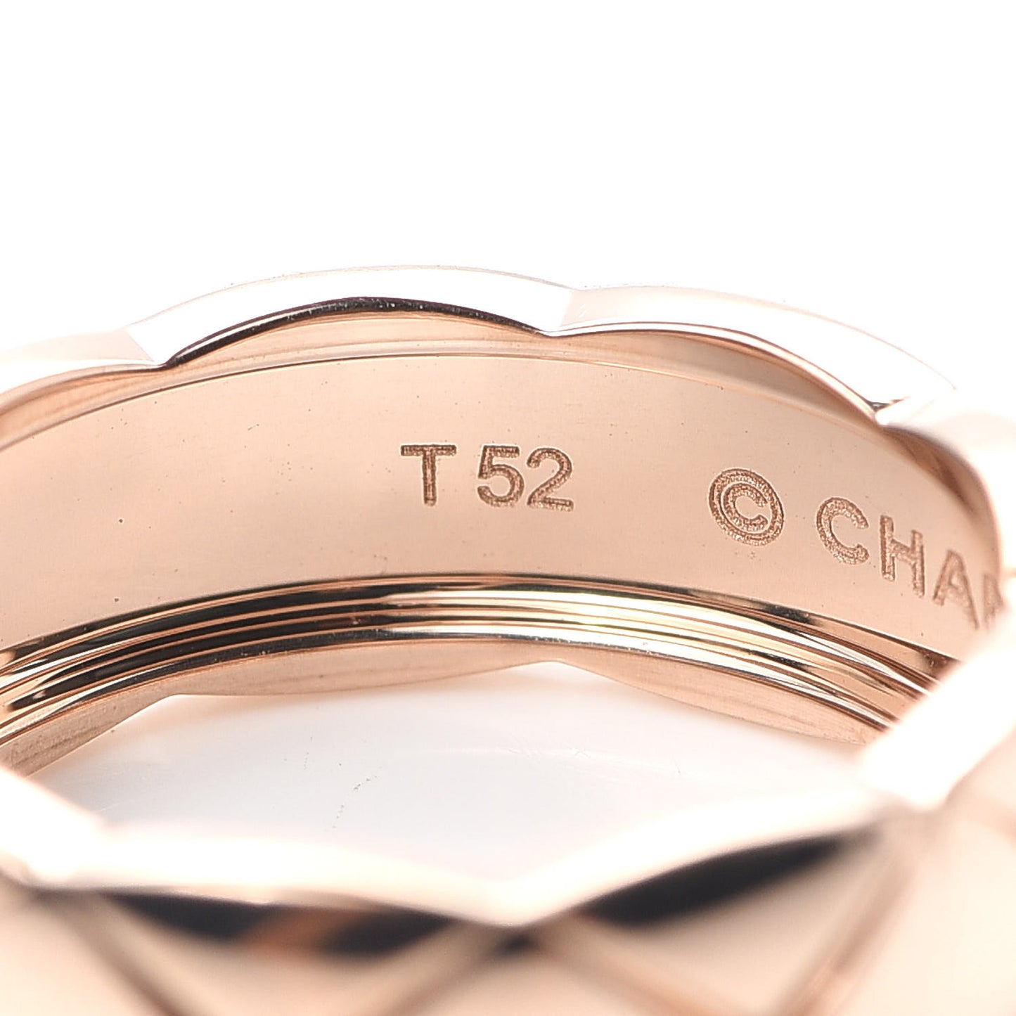 18K Beige Gold Small Coco Crush Ring 52 6