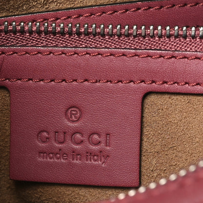 Gucci GG Supreme Monogram Blooms Small Boston Beige Multicolor Dry Rose 6 of 10