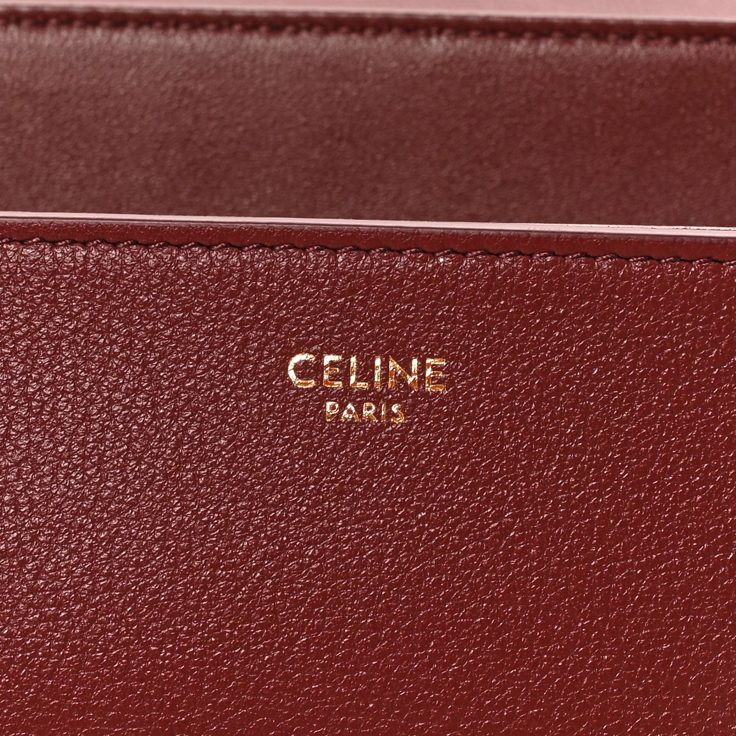 Supple Grained Calfskin Medium Nino Light Burgundy