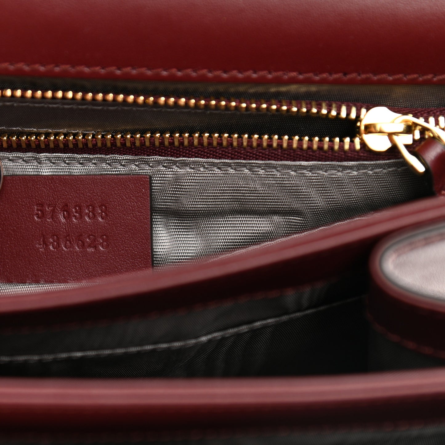 Smooth Calfskin Small Zumi Shoulder Bag Vintage Bordeaux