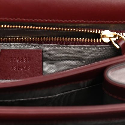 Gucci Smooth Calfskin Small Zumi Shoulder Bag Vintage Bordeaux 7 of 11