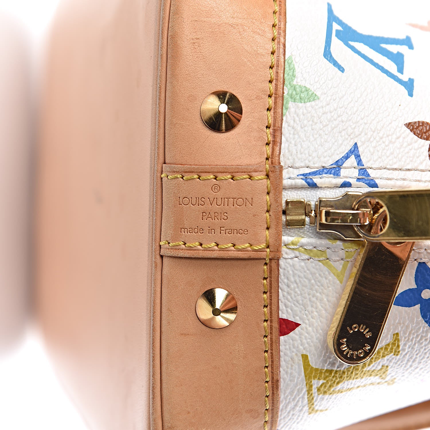 Louis Vuitton Monogram Multicolor Alma White 6 of 20
