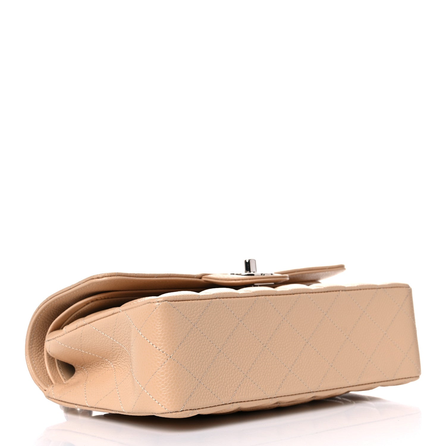 Chanel Caviar Quilted Small Double Flap Beige 5 of 10