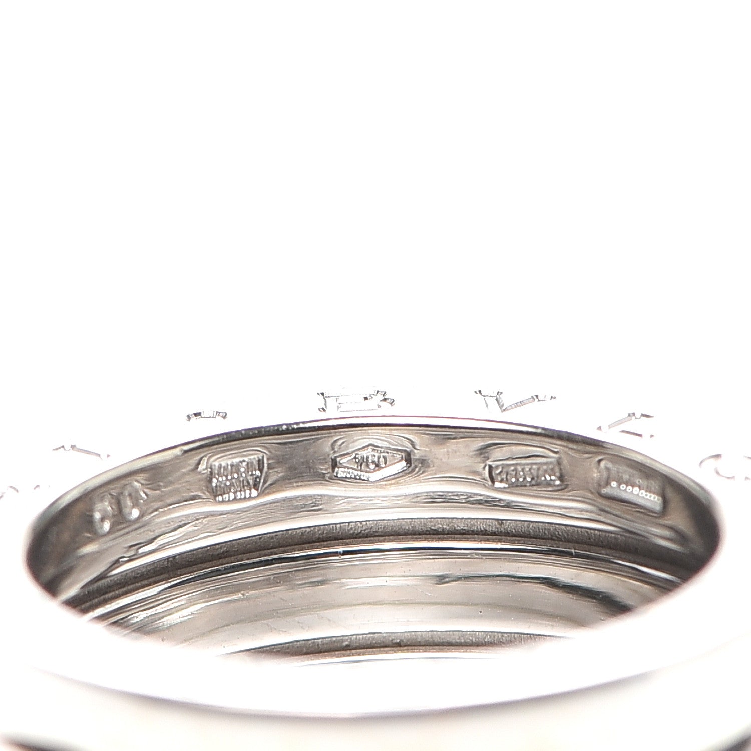 Bulgari 18K White Gold B.Zero1 Four-Band Ring 50 5.5 4 of 6